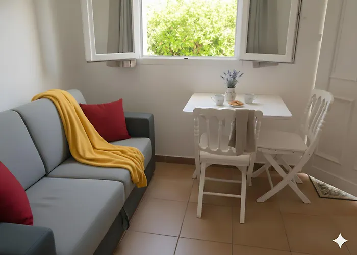 1 Piece 16 M2 Climatise 2 Personnes Piscine Partagee דירה פורטו-וישיו